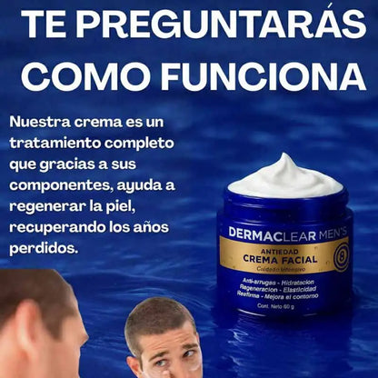 Crema Facial Masculina Dermaclear Mens ¡En Oferta!